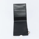 GUCCI Web Sherry Line Day Planner Cover Leather Outlet Black Auth 156713-8