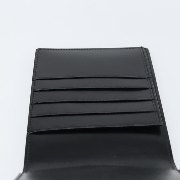 GUCCI Web Sherry Line Day Planner Cover Leather Outlet Black Auth 156713