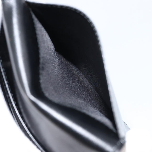 GUCCI Web Sherry Line Day Planner Cover Leather Outlet Black Auth 156713