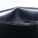 GUCCI Web Sherry Line Day Planner Cover Leather Outlet Black Auth 156713-12