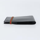 GUCCI Web Sherry Line Day Planner Cover Leather Outlet Black Auth 156713-3