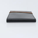 GUCCI Web Sherry Line Day Planner Cover Leather Outlet Black Auth 156713-5