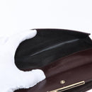 GUCCI GG Canvas Guccissima Long Wallet Leather Brown Gold 112715 Auth 156714-11