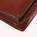 LOUIS VUITTON Epi Serviette Conseiller Briefcase Brown M54423 LV Auth 156727-15