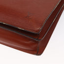 LOUIS VUITTON Epi Serviette Conseiller Briefcase Brown M54423 LV Auth 156727-16