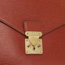 LOUIS VUITTON Epi Serviette Conseiller Briefcase Brown M54423 LV Auth 156727-19