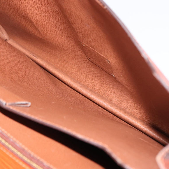 LOUIS VUITTON Epi Serviette Conseiller Briefcase Brown M54423 LV Auth 156727