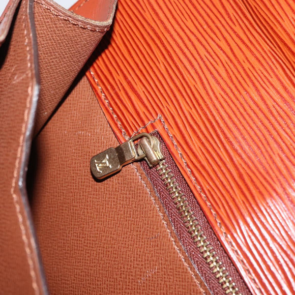 LOUIS VUITTON Epi Serviette Conseiller Briefcase Brown M54423 LV Auth 156727