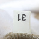 PRADA Tote Bag Nylon Leather Beige Silver Auth 156731-25