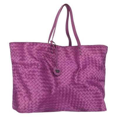 BOTTEGA VENETA Tote Bag Nylon Purple Auth 156732