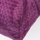 BOTTEGA VENETA Tote Bag Nylon Purple Auth 156732-14