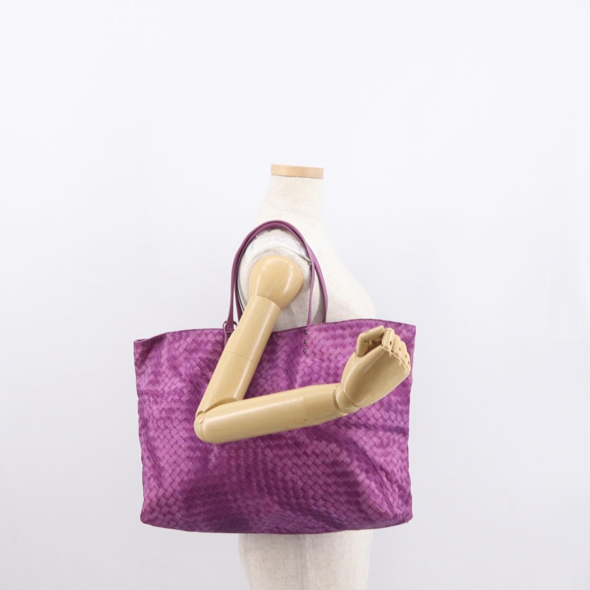BOTTEGA VENETA Tote Bag Nylon Purple Auth 156732 | Brand Street Tokyo