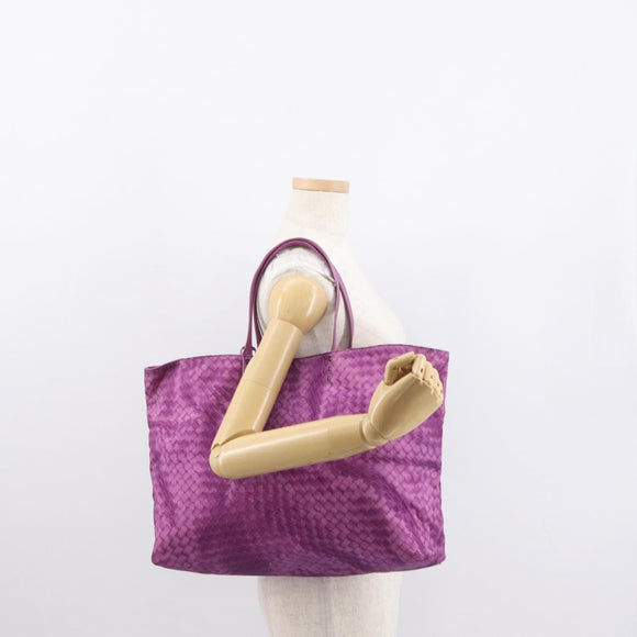 BOTTEGA VENETA Tote Bag Nylon Purple Auth 156732