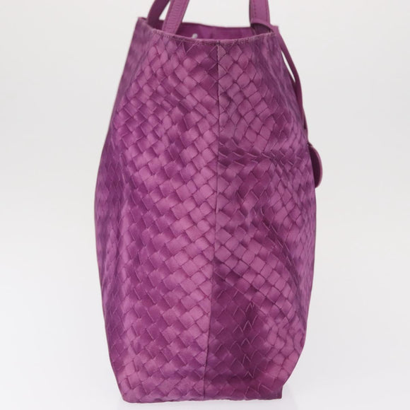BOTTEGA VENETA Tote Bag Nylon Purple Auth 156732