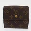 LOUIS VUITTON Monogram Wallet 2 Set LV Auth 156734-10