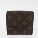 LOUIS VUITTON Monogram Wallet 2 Set LV Auth 156734-11