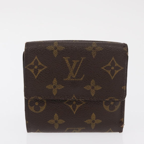 LOUIS VUITTON Monogram Wallet 2 Set LV Auth 156734