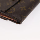 LOUIS VUITTON Monogram Wallet 2 Set LV Auth 156734-15