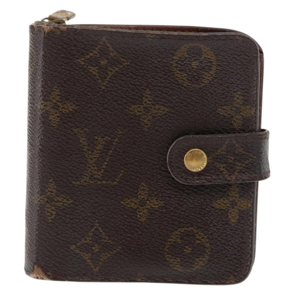 LOUIS VUITTON Monogram Wallet 2 Set LV Auth 156734