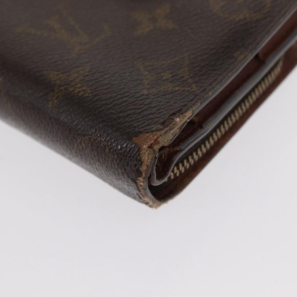 LOUIS VUITTON Monogram Wallet 2 Set LV Auth 156734