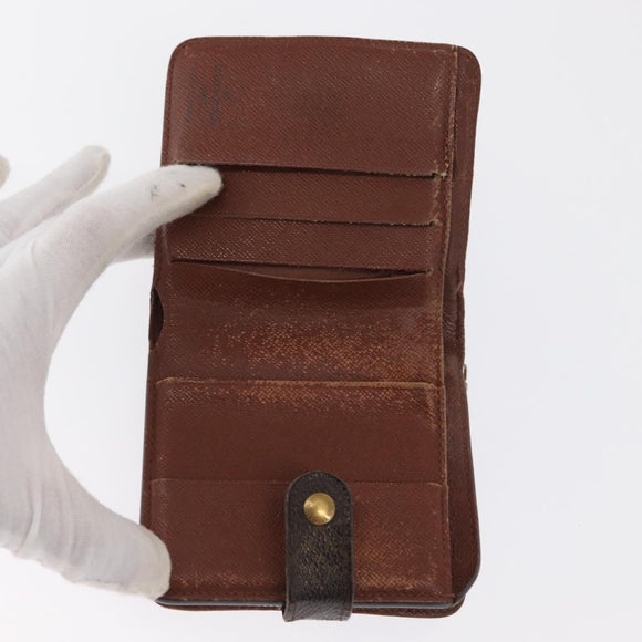 LOUIS VUITTON Monogram Wallet 2 Set LV Auth 156734
