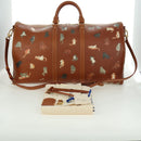 LOUIS VUITTON Catgram Keepall Bandouliere 55 Bag Leather M52951 LV Auth 156736SM-12