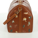 LOUIS VUITTON Catgram Keepall Bandouliere 55 Bag Leather M52951 LV Auth 156736SM-3