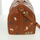 LOUIS VUITTON Catgram Keepall Bandouliere 55 Bag Leather M52951 LV Auth 156736SM-4