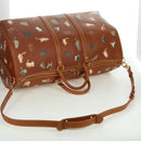 LOUIS VUITTON Catgram Keepall Bandouliere 55 Bag Leather M52951 LV Auth 156736SM-8