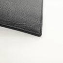 GUCCI GG Marmont Clutch Bag Leather Black 475317 Auth 156740V-10