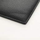 GUCCI GG Marmont Clutch Bag Leather Black 475317 Auth 156740V-9