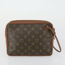LOUIS VUITTON Monogram Clutch Bag 2 Set LV Auth 156741-10