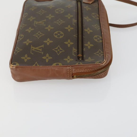 LOUIS VUITTON Monogram Clutch Bag 2 Set LV Auth 156741