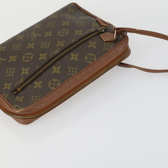 LOUIS VUITTON Monogram Clutch Bag 2 Set LV Auth 156741