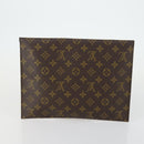 LOUIS VUITTON Monogram Clutch Bag 2 Set LV Auth 156741-3