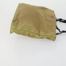 PRADA Shoulder Bag Nylon 4 Set Beige Khaki Auth 156743-10