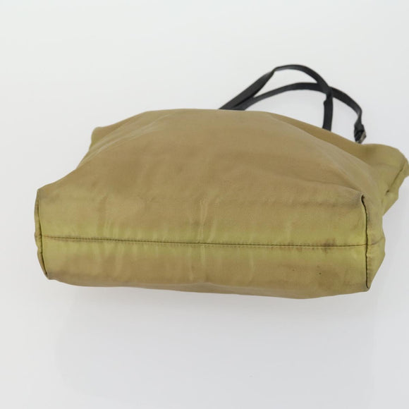 PRADA Shoulder Bag Nylon 4 Set Beige Khaki Auth 156743