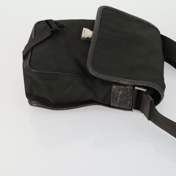 PRADA Shoulder Bag Nylon 4 Set Beige Khaki Auth 156743