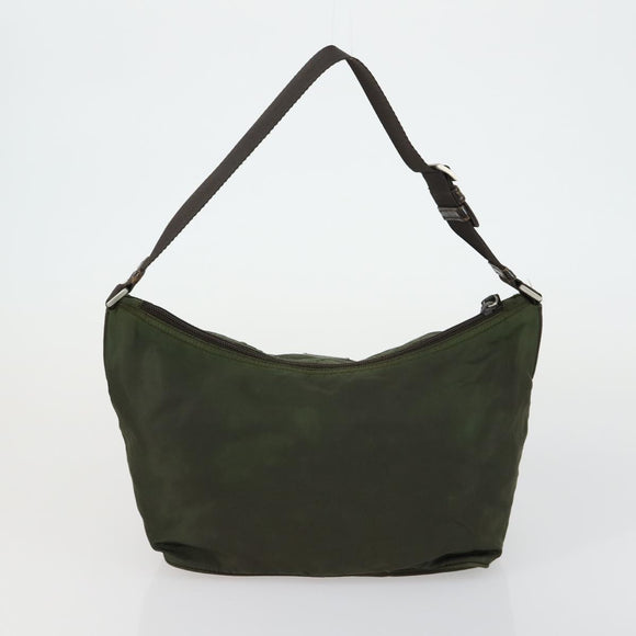 PRADA Shoulder Bag Nylon 4 Set Beige Khaki Auth 156743