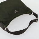 PRADA Shoulder Bag Nylon 4 Set Beige Khaki Auth 156743-23