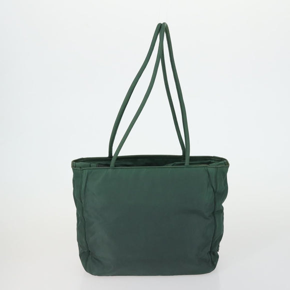 PRADA Shoulder Bag Nylon 4 Set Beige Khaki Auth 156743