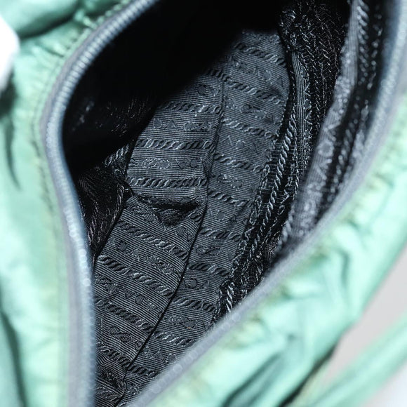 PRADA Shoulder Bag Nylon 4 Set Beige Khaki Auth 156743