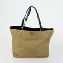 PRADA Shoulder Bag Nylon 4 Set Beige Khaki Auth 156743-8