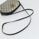 GUCCI GG Supreme Web Sherry Line Shoulder Bag PVC 3 Set Beige Gold Auth 156744-13