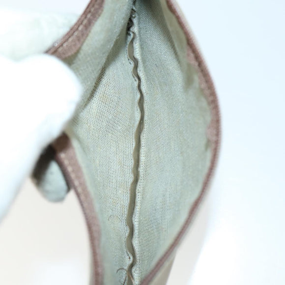 GIVENCHY Fendi Saint Laurent Zucca Canvas Bag PVC 3 Set Brown Black Auth 156745