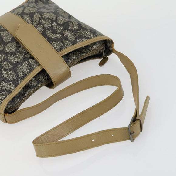 GIVENCHY Fendi Saint Laurent Zucca Canvas Bag PVC 3 Set Brown Black Auth 156745