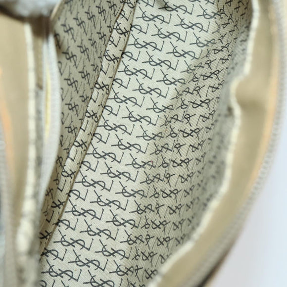 GIVENCHY Fendi Saint Laurent Zucca Canvas Bag PVC 3 Set Brown Black Auth 156745