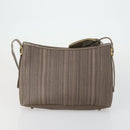 GIVENCHY Fendi Saint Laurent Zucca Canvas Bag PVC 3 Set Brown Black Auth 156745-3