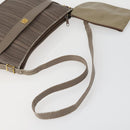 GIVENCHY Fendi Saint Laurent Zucca Canvas Bag PVC 3 Set Brown Black Auth 156745-5