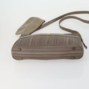 GIVENCHY Fendi Saint Laurent Zucca Canvas Bag PVC 3 Set Brown Black Auth 156745-7